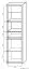 Vitrine Popondetta 20, couleur : chêne Sonoma - Dimensions : 200 x 55 x 38 cm (H x L x P)
