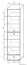 Armoire Rabaul 25, couleur : chêne Sonoma - Dimensions : 200 x 50 x 43 cm (H x L x P)