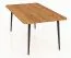 Table basse Rolleston 07 | Bois de cœur de hêtre massif huilé | 90 x 90 x 48 cm | Design exclusif