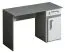 Bureau Oskar 09 pour chambre ado | Anthracite/Blanc | 80 x 120 x 50 cm | Design moderne et pratique
