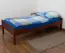 Lit d'enfant / lit de jeunesse "Easy Premium Line" K1/1n, en hêtre massif couleur cerisier - Dimensions : 90 x 190 cm