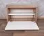 Banc avec espace de rangement / meuble à chaussures Gataivai 17, couleur : Beige brillant / Noyer - 48 x 70 x 36 cm (H x L x P)