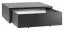 Commode 2 pièces Marincho 03 pour chambre ado | Blanc/Noir | 89 x 107 x 95 cm | Rangement moderne