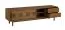 Meuble bas TV / Chêne caramel / 183 x 48 x 51 cm / 2 portes coulissantes / 2 tiroirs / 6 compartiments / 3 étagères / Système de portes coulissantes avec fermeture amortie / Inginele 04