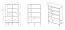Vitrine Inari 02, Couleur : Vert forêt - Dimensions : 152 x 92 x 40 cm (h x l x p), avec 4 portes et 4 compartiments