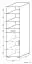Armoire Ciomas 29, couleur : Chêne de Sonoma / gris - Dimensions : 190 x 50 x 40 cm (H x L x P)