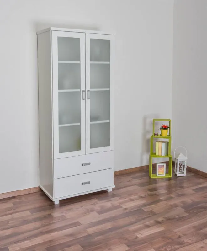 Style maison de campagne Pin-Armoire massif Blanc 195x80x50 cm Abbildung