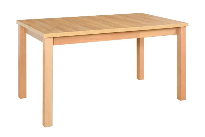 Table de salle à manger Couleur Chêne SMEITA, facile à combiner, surface laminée, hauteur du plateau 32 mm, dimensions 80 x 140/180 (l x p)