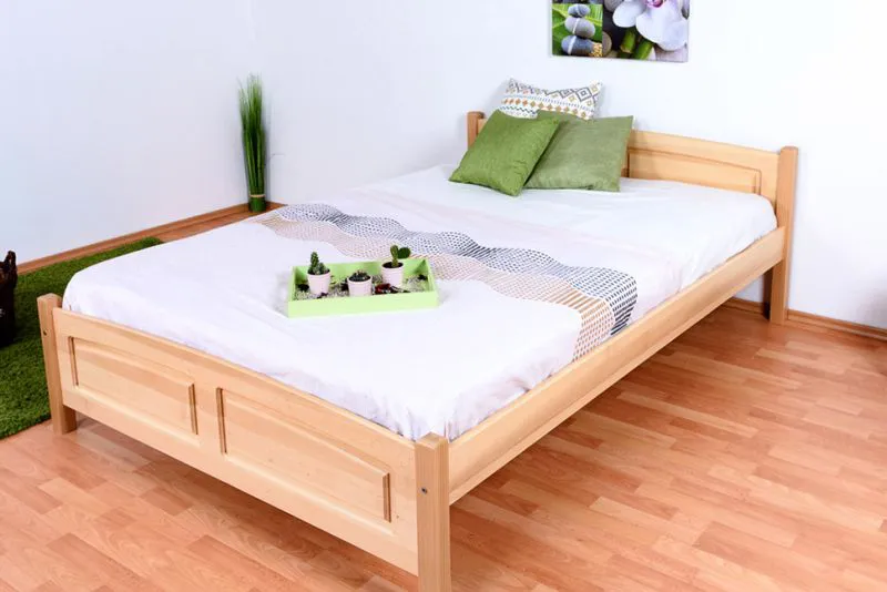 Lit pour enfant 140 x 200 cm | Bois massif: Hêtre | Laqué Naturel Abbildung