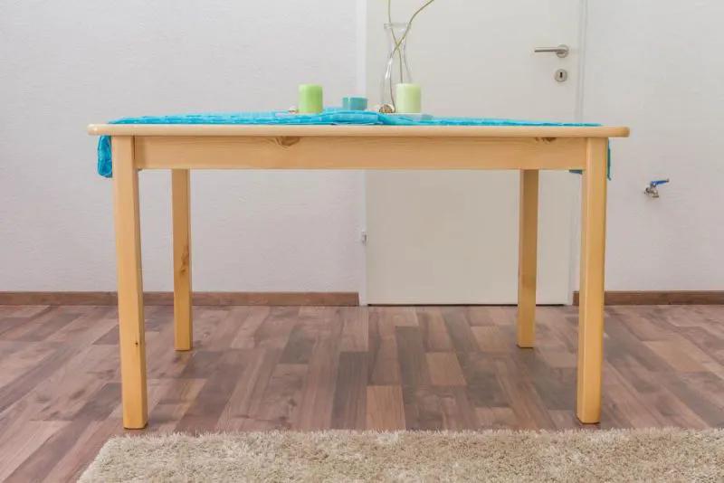 Table en pin 130 x 80 cm Abbildung