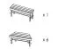 Grand pavillon Craspedia 02 en bois de pin, toiture en bois massif, imprégné sous pression en autoclave, surface au sol de 9 m², comprenant le plancher et 7 bancs, toit en forme de tente