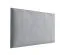 Panneaux rembourrés, lot de 10, Couleur : Gris, Revêtement : Velours, dimensions : 70 x 30 cm