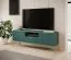 Meuble TV avec grand espace de rangement Worthing 12, Couleur : Turquoise / Or - Dimensions : 56 x 154 x 39 cm (H x L x P)