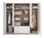 Armoire moderne Hannut 18, Couleur : Chêne Artisan - dimensions : 190 x 200 x 56 cm (h x l x p)