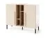 Chambre à coucher complète - Ensemble A Authie, 5 pièces, beige / chêne clair / bleu foncé, design agréable, couleurs harmonieuses, montage simple et rapide