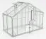 Serre - Serre Rucola XL4, parois : verre trempé 4 mm, toit : 6 mm HKP multiparois, surface au sol : 4,40 m² - Dimensions : 150 x 290 cm (lo x la)