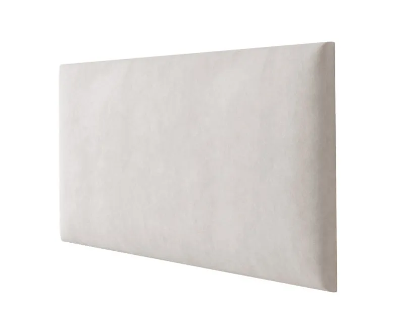Panneaux rembourrés, lot de 10, Couleur : Beige, Revêtement : Velours, dimensions : 60 x 30 cm