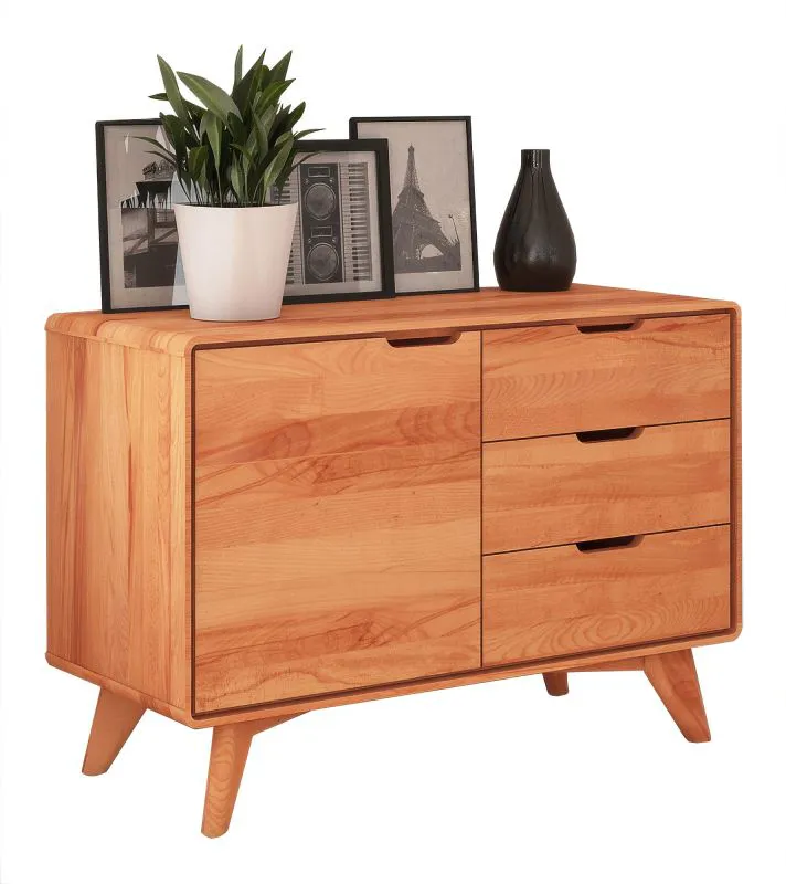 Commode Timaru 10 | Massif de cœur de hêtre huilé | 63 x 90 x 40 cm | Design premium