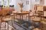 Table de salle à manger à ralonge Wellsford 53, bois de hêtre massif huilé - Dimensions : 100-140 x 100 cm (l x p)