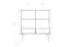 Vitrine Rolleston 30, bois de hêtre massif huilé - Dimensions : 102 x 97 x 46 cm (H x L x P)