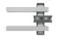 Meuble-paroi Bjordal 25, couleur : chêne graphite / gris - dimensions : 180 x 250 x 35 cm (h x l x p), avec fonction push-to-open