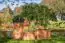 Jardinière Porto grand en teck - Dimensions : 82 x 58 x 47 cm (L x P x H)