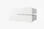 Armoire élégante avec optique marbre Hochfeiler 83, Couleur : Blanc / Marbre blanc - Dimensions : 200 x 150 x 62 cm (h x l x p), avec cinq casiers