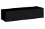 Meuble-paroi au design exceptionnel Balestrand 110, couleur : noir / chêne Wotan - dimensions : 150 x 340 x 40 cm (h x l x p), avec fonction push-to-open