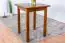 Table en pin massif couleurs chêne Rusikal Junco 233A (carré) - 60 x 60 cm (L x P)