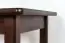 Table en pin massif, couleur noyer Junco 227B (carré) - 60 x 100 cm (L x P)