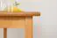 Table en pin massif couleur aulne Junco 227D (carré) - 120 x 60 cm (L x P)
