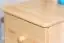 Commode / table de chevet en pin massif, naturel Junco 154 - Dimensions : 55 x 40 x 42 cm (H x L x P)