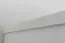 Armoire en bois de pin massif, laqué blanc Columba 04 - Dimensions 195 x 80 x 59 cm