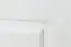 Lit double / lit d'appoint en pin massif laqué blanc 79, avec sommier à lattes - Dimensions 180 x 200 cm