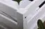 Lits superposés / Lit de jeu Moritz en hêtre massif laqué blanc, avec sommier à lattes - 90 x 200 cm, divisible