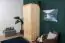 Armoire en bois de pin massif, naturel Junco 10A - Dimensions 195 x 84 x 59 cm (H x L x P)
