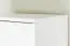 Chambre à coucher - Armoire étroite, Couleur: Blanc - 209 x 50 x 37 cm (H x L x P)