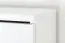 Armoire à portes battantes / armoire Sabadell 02, couleur : blanc / blanc brillant - 209 x 80 x 38 cm (H x L x P)