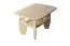 Table basse en bois de pin massif, naturel 005 - Dimensions 60 x 110 x 75 cm (H x L x P)