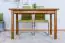 Table en pin massif couleur chêne rustique Junco 227D (carré) - 120 x 60 cm (L x P)