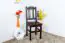 Chaise en pin massif, couleur noyer rustique Junco 248 - Dimensions : 91 x 35 x 44 cm (H x L x P)