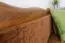 Banc d'angle en pin massif, couleur chêne rustique Junco 244 - Dimensions : 85 x 111 x 151,50 cm (H x L x P)