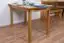 Table en pin massif couleur aulne Junco 228C - 120 x 70 cm (L x P)