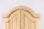 Armoire en bois de pin massif, naturel Pipilo 05 - Dimensions : 225 x 95 x 60 cm (H x L x P)