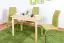 Table en bois de pin massif naturel Junco 228B (carrée) - 110 x 70 cm (L x P)
