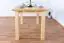 Table de salle à manger en bois de pin massif naturel Turakos 97 (rectangulaire) - 120 x 80 cm (L x P)