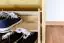 Armoire à chaussures en bois de pin massif, naturel Junco 218 - Dimensions : 62 x 72 x 30 cm (h x l x p)