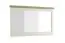 Miroir "Solin" chêne blanc/nature 18, partiellement massif - Dimensions : 132 x 80 cm (L x H)
