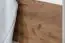 Vestiaire Manase 12, couleur : brun chêne / blanc brillant - 126 x 59 x 22 cm (h x l x p)