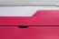 Lit enfant / lit enfant "Easy Premium Line" K1/1n avec 2 tiroirs et 2 panneaux de recouvrement, 90 x 200 cm hêtre massif rose
